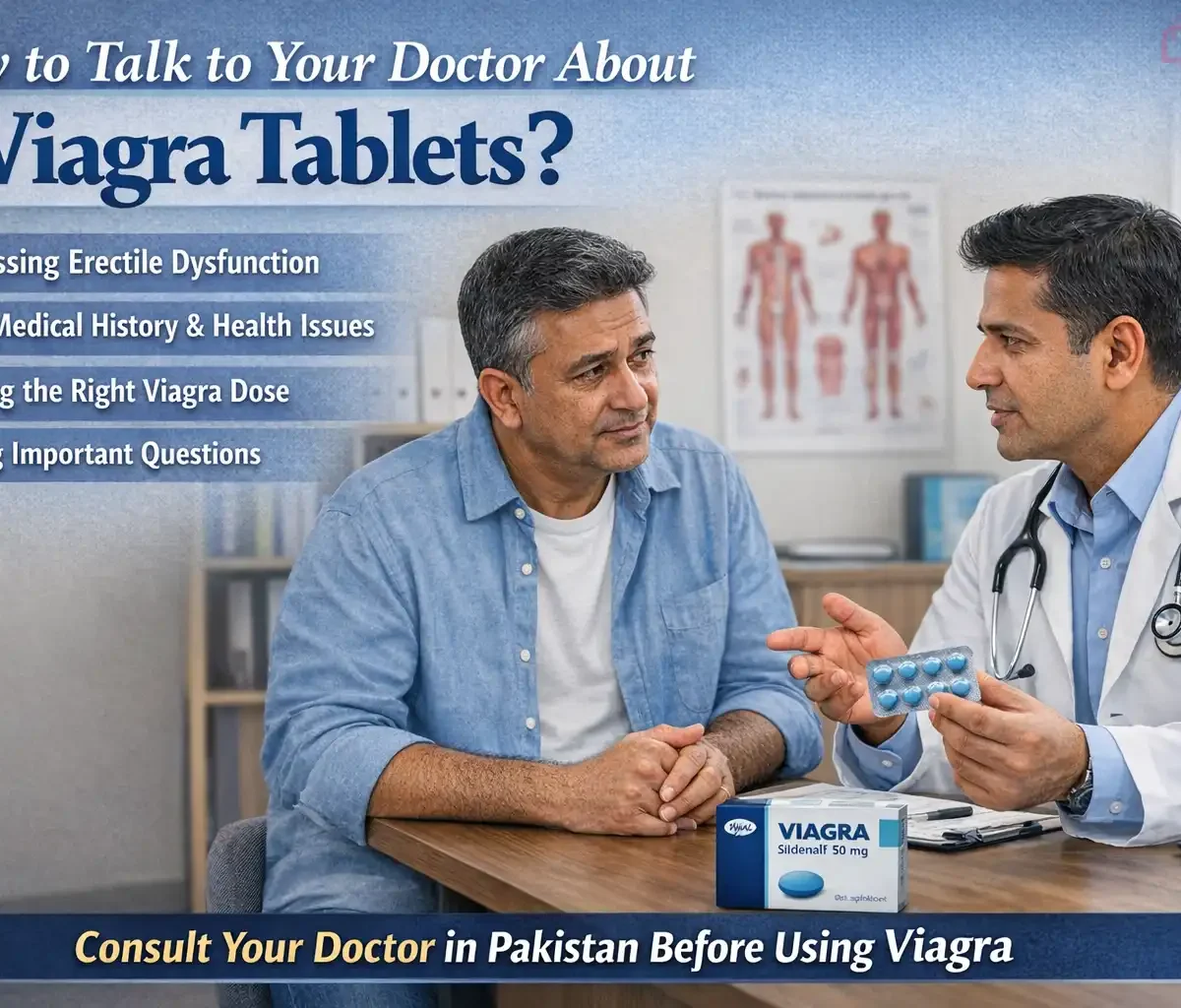 Viagra in Pakistan - How to Talk to Your Doctor About it - Medsol.pk